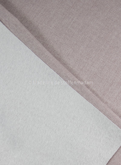 M. dusty pink rugged fabric with fleece backing - perfect for bags and furniture - interior fabric