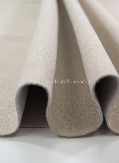 M. sand rugged fabric with fleece backing - perfect for bags and furniture - interior fabric