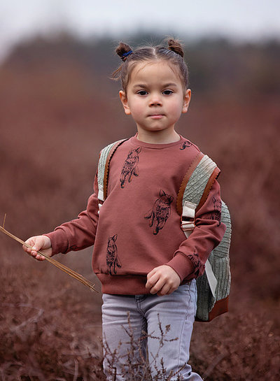 See You at Six Ribbing - Mahogany Brown