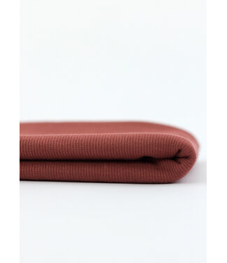 See You at Six Ribbing - Mahogany Brown
