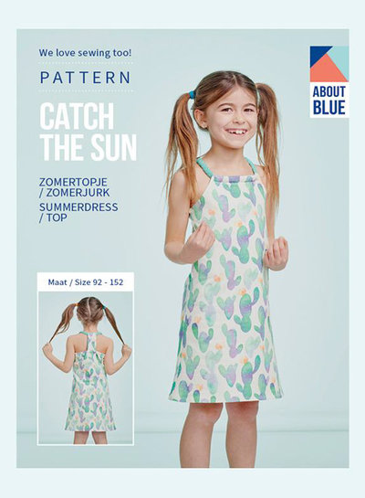 about blue fabrics Catch the sun - pattern