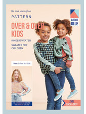 about blue fabrics Over & Over kids - pattern