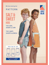 about blue fabrics Salt & sweet kids - pattern