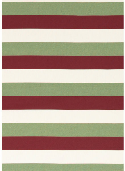 Swafing stripes burgundy khaki sand - cotton