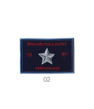 Designed for success - iron on application - 11 * 7