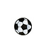 voetbal - strijkapplicatie - diameter 3cm