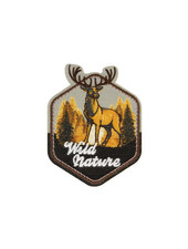 M. Wild nature - hert strijkapplicatie 4,5 * 6