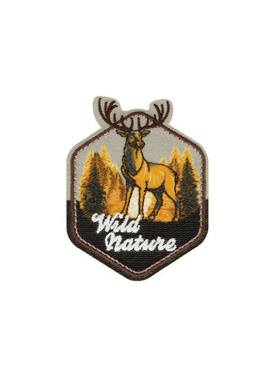 M. Wild nature - hert strijkapplicatie 4,5 * 6