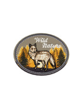 M. Wild nature - wolf strijkapplicatie 5,5 * 4,5