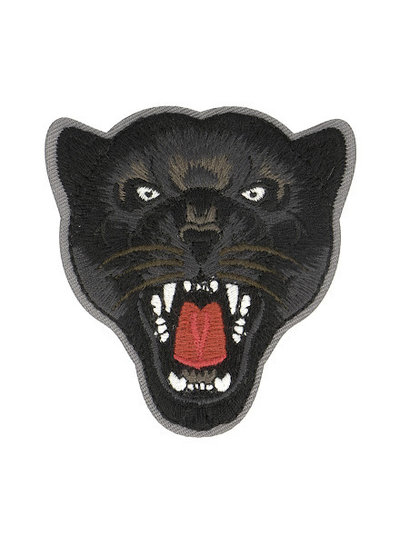 M.  black panther -  iron on application - 7cm