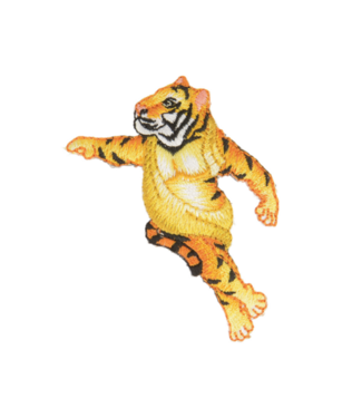 M. dancing tiger- iron on application - mini