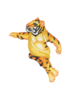 M. dansende tijger - strijkapplicatie - mini
