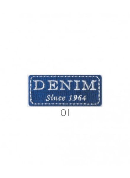 M denim since 1964  -  iron on application 5