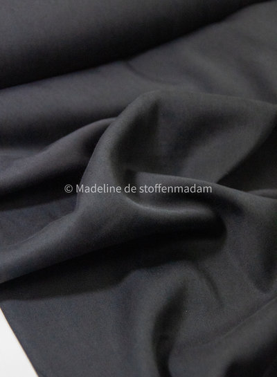 black - sandwashed lyocell blend