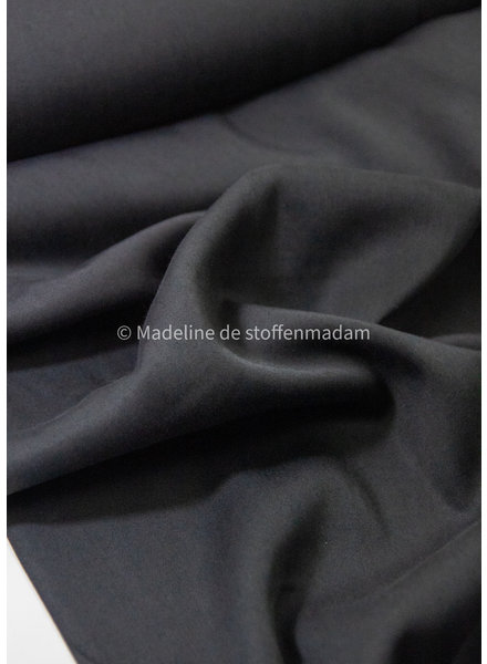 black - sandwashed lyocell blend