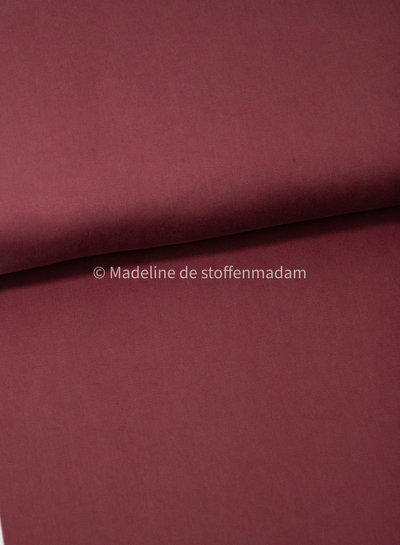 burgundy - Sandwashed lyocell blend