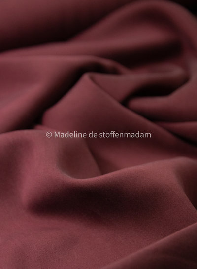 burgundy - Sandwashed lyocell blend