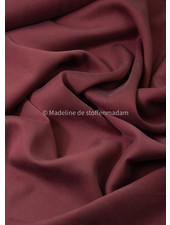 bordeaux - Sandwashed lyocell blend - licht elastisch