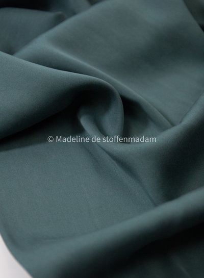 M. petrol - Sandwashed lyocell blend - licht elastisch