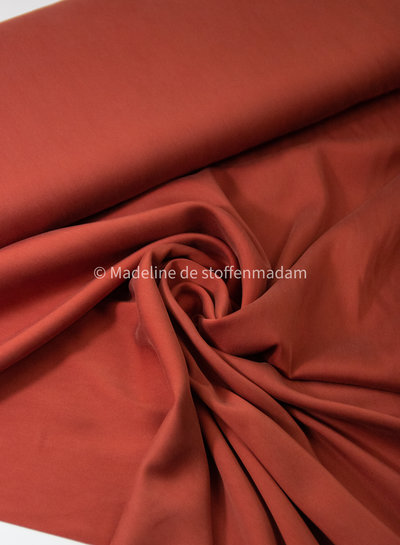 burnt orange - Sandwashed lyocell blend
