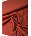 burnt orange - Sandwashed lyocell blend - licht elastisch