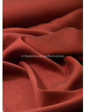 burnt orange - Sandwashed lyocell blend