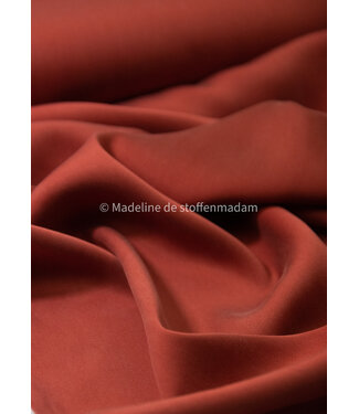 burnt orange - Sandwashed lyocell blend