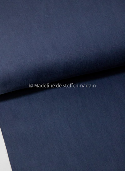 navy - Sandwashed lyocell blend