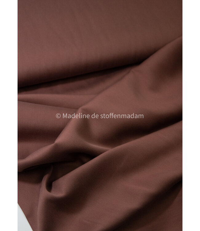 cameo bruin - Sandwashed lyocell blend - licht elastisch
