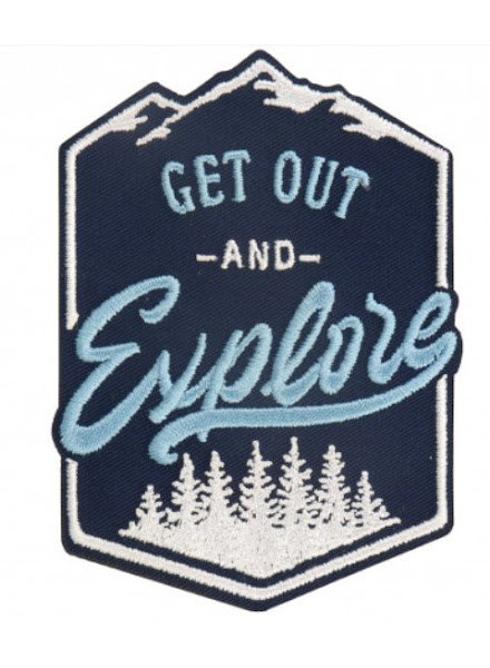 M. Get out and explore - strijkapplicatie - 10 cm 005