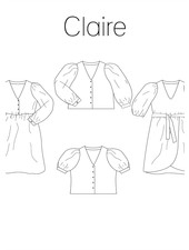 Iris May Patterns Claire jurk/blouse