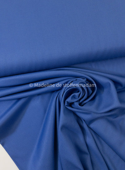 Klein blue bamboo - supple fabric - no creases