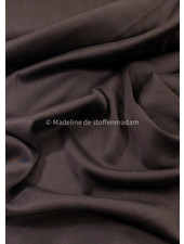 donkerbruin - Sandwashed lyocell blend - licht elastisch