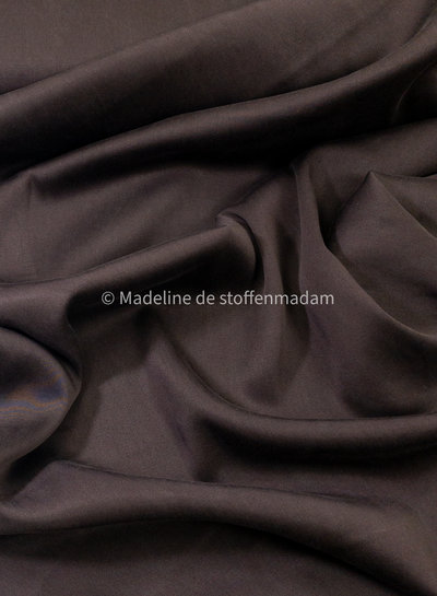 dark brown - Sandwashed lyocell blend