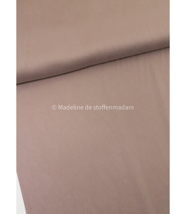 oudroze - Sandwashed lyocell blend - licht elastisch