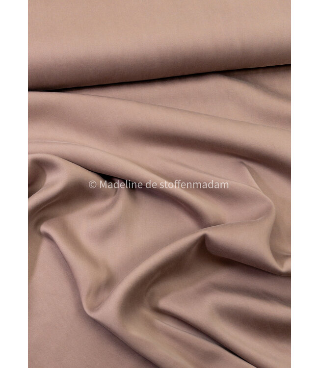 oudroze - Sandwashed lyocell blend - licht elastisch