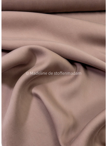 oudroze - Sandwashed lyocell blend - licht elastisch
