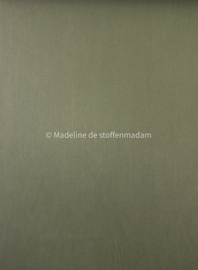 khaki - Sandwashed lyocell blend - licht elastisch