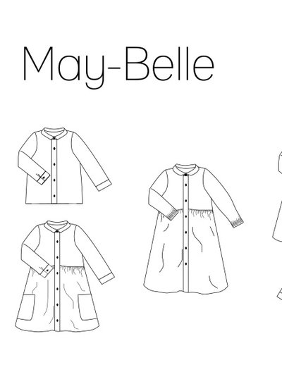 Iris May Patterns May-Belle patroon dames - jurk/blouse