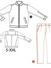 jacket and pants men - pattern 1081 it's a fits