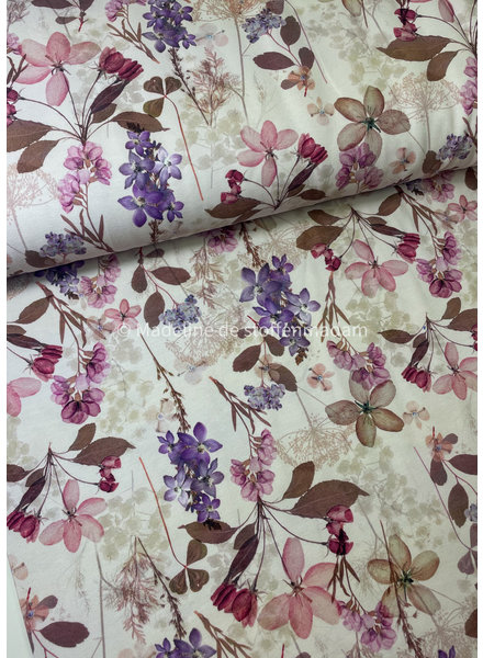 M. romantic floral print - beautiful jersey