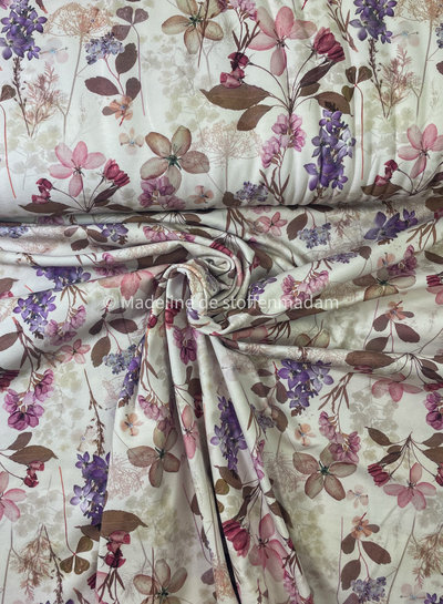 M. romantische bloemenprint - mooie tricot