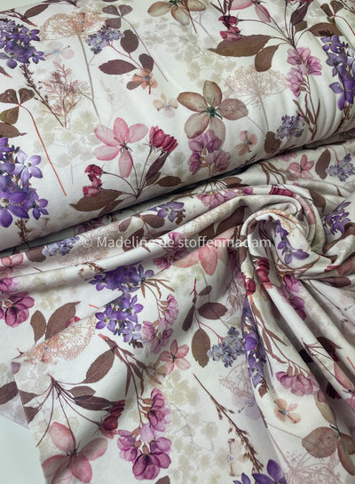 M. romantic floral print - beautiful jersey