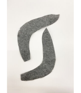 Sleeve heads - grey - sold by the pair