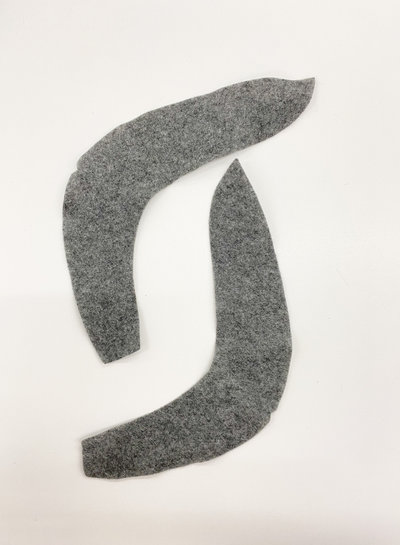 Sleeve heads - grey - sold by the pair