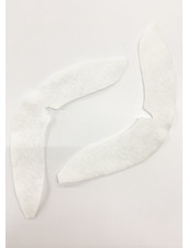 Sleeve heads - white - sold by the pair