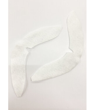 Sleeve heads - white - sold by the pair