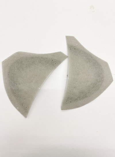 sleeve pads- grey - sold by the pair