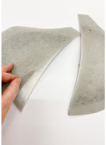 sleeve pads- grey - sold by the pair