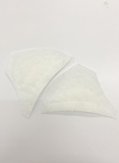M sleeve pads- white - sold by the pair